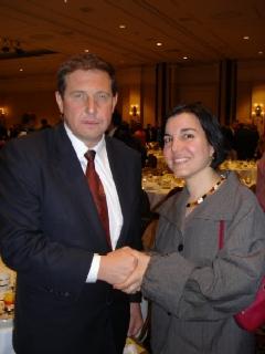 Transatlantic Institute director Ziba Norman meets Andrei Illarionov, former economic adviser to Vladimir Putin.