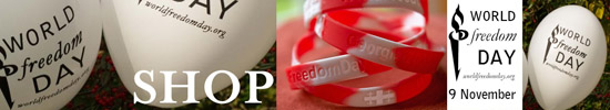 World Freedom Day online shop
